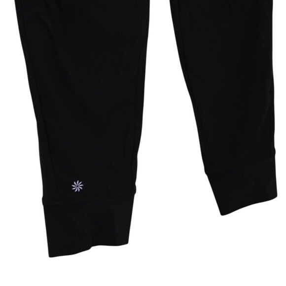ATHLETA Women's Black Headlands Hybrid Trek Jogger Elastic Waist Size 14P - Picture 8 of 8